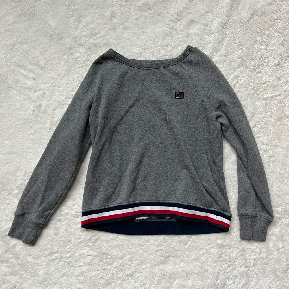 Gray Tommy Hilfiger Sweatshirt